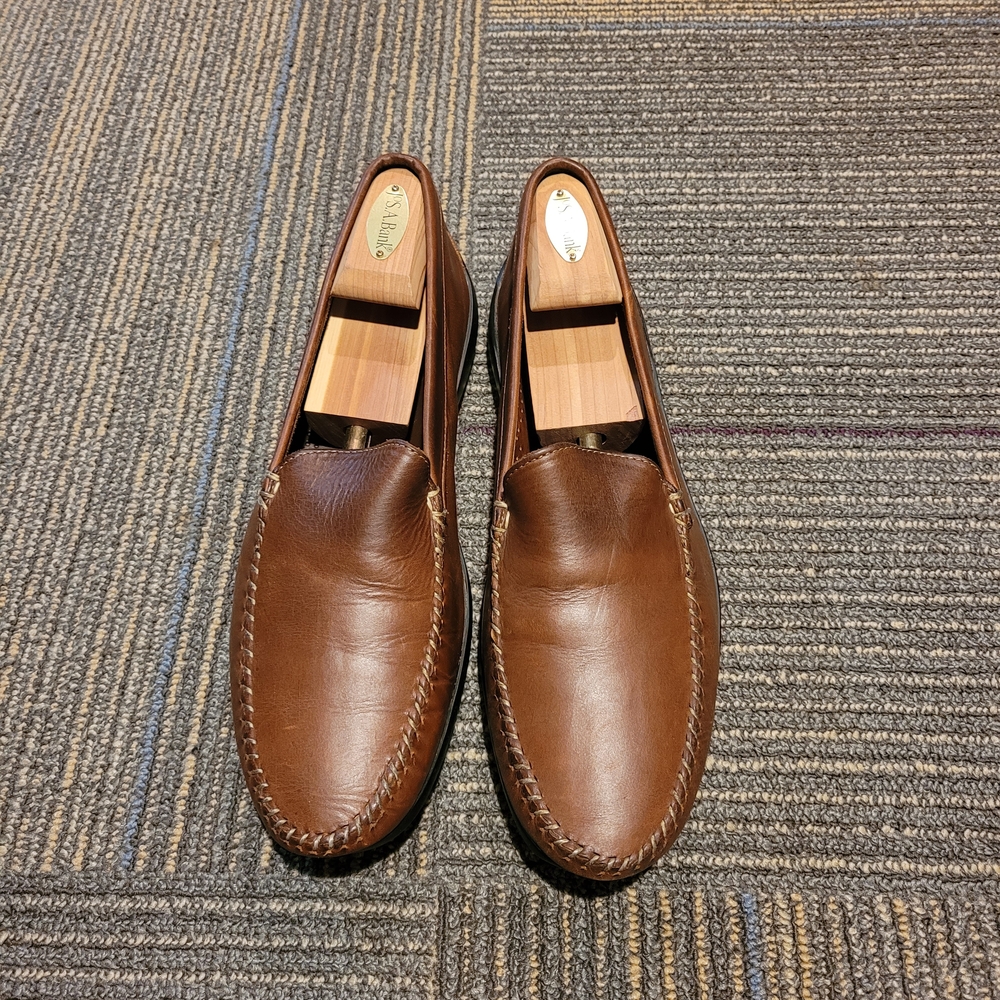 Allen Edmonds Brown Leather Slip-On Loafers